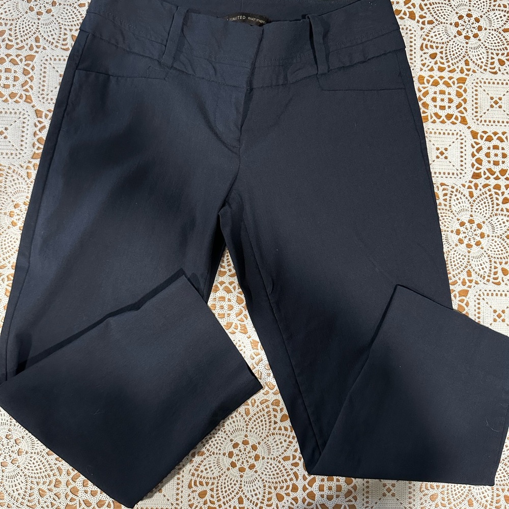The Limited navy Stretch Dress Pants Size 0